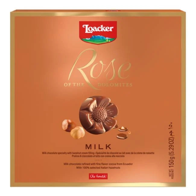 Loacker Rose Dolomites Milk Chocolate