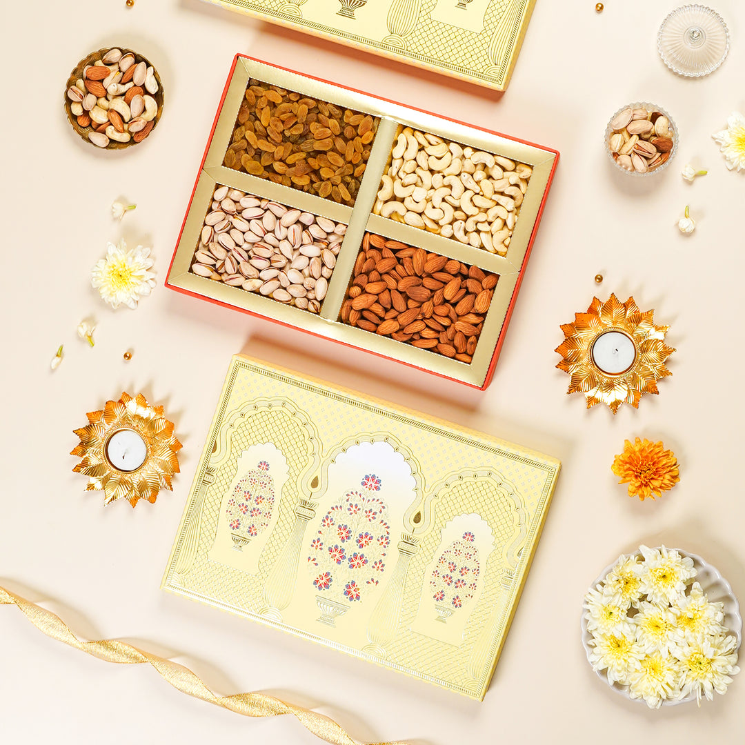 Gift Box Dryfruits 4P Mughal