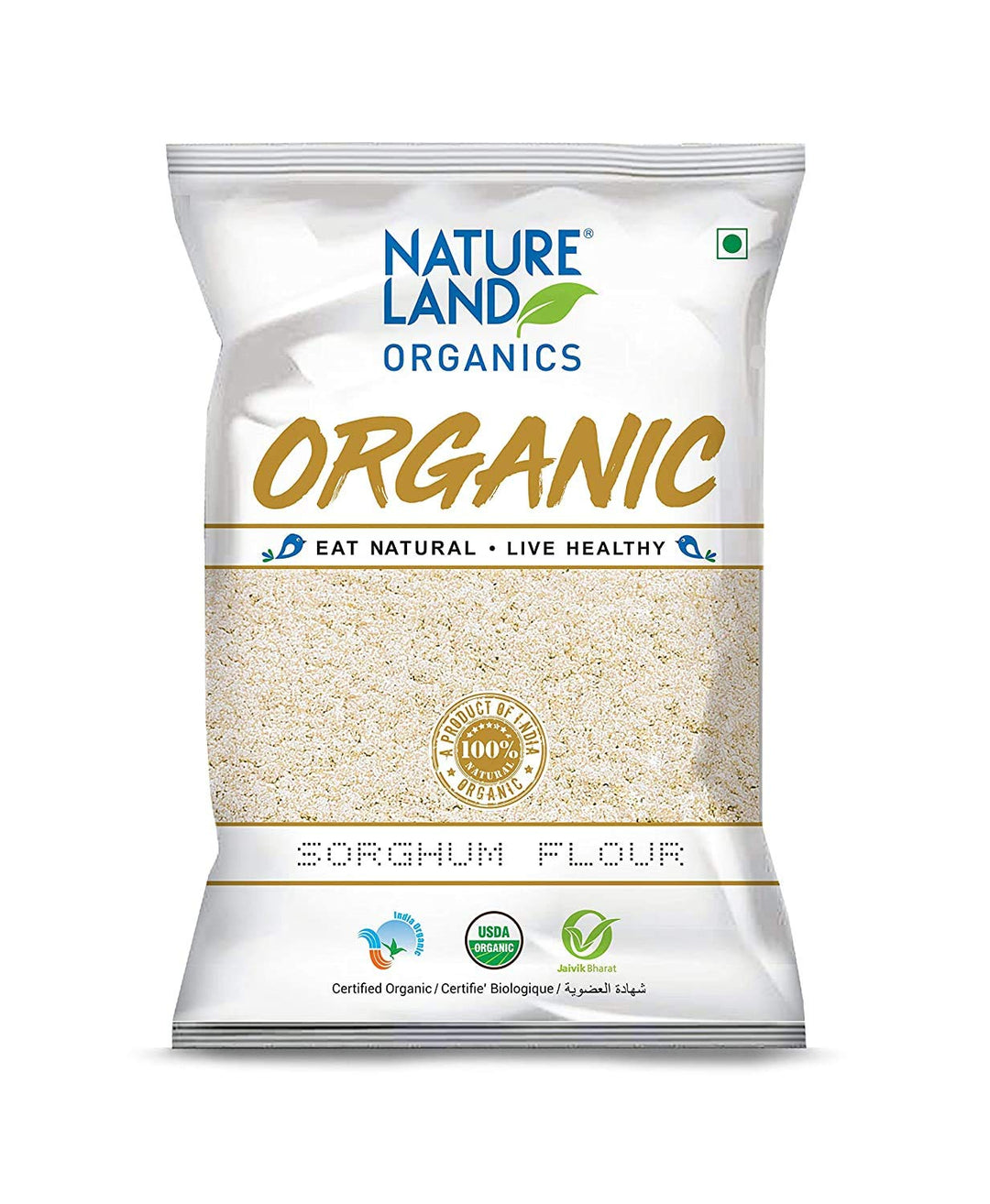 Natureland Organics Sorghum Flour (Jowar Atta)