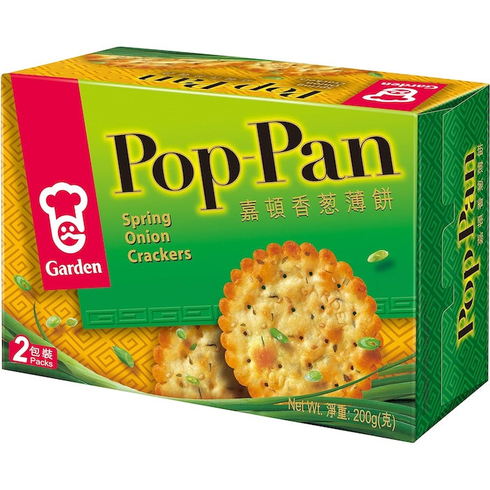 Pop Pan Spring Onion Crackers