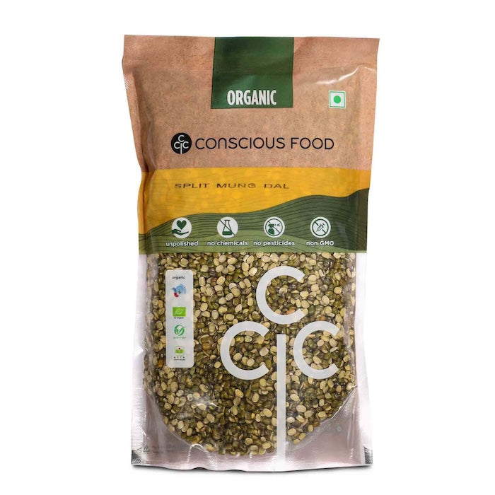 Conscious Food Organic Moong Dal Green