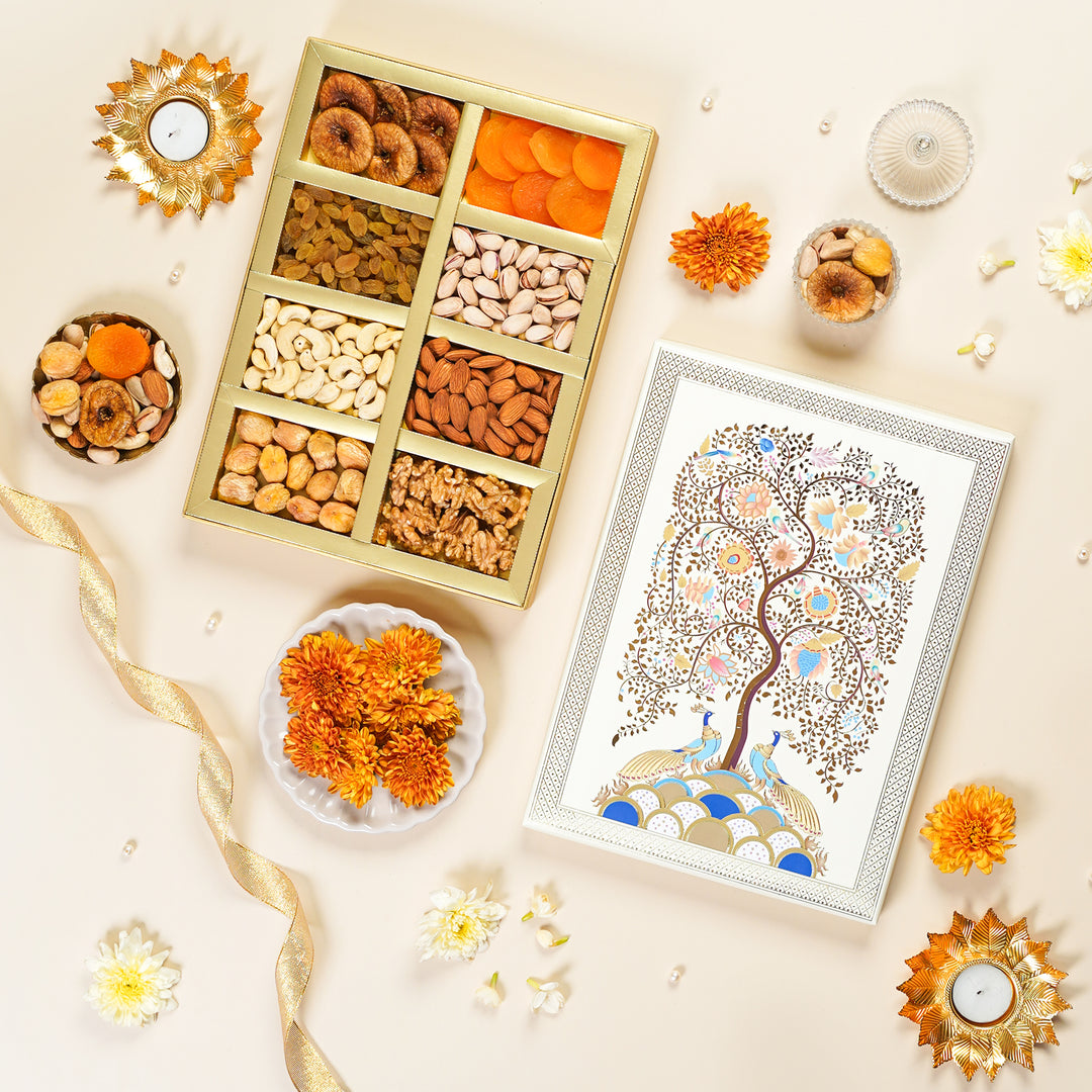 Gift Box Dryfruits 8P Tree Regal Plus